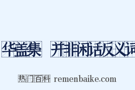 华盖集·并非闲话反义词是什么意思的图片